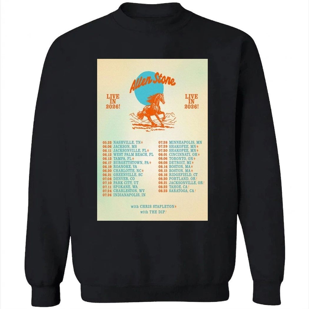 Allen Stone Fall Tour 2026 Poster Shirt