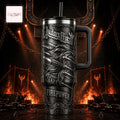 Judas Priest Firepower Album 3D Embossed 40oz Tumbler