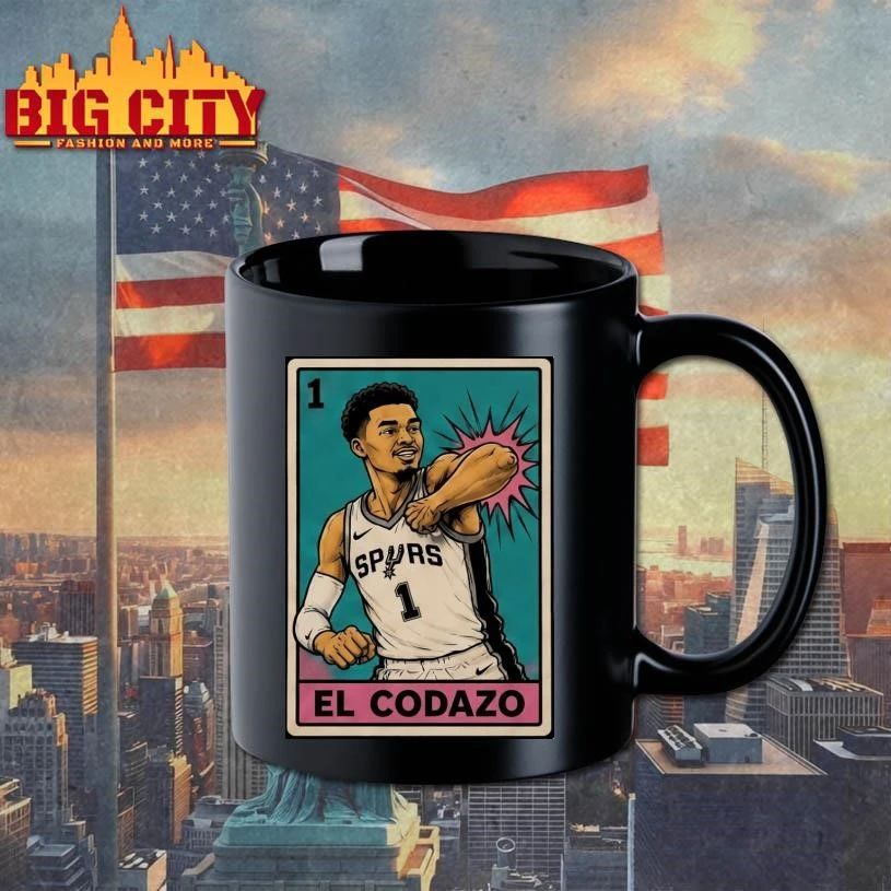 Victor Wembanyama Spurs Teal Burst El Codazo Vintage Shirt