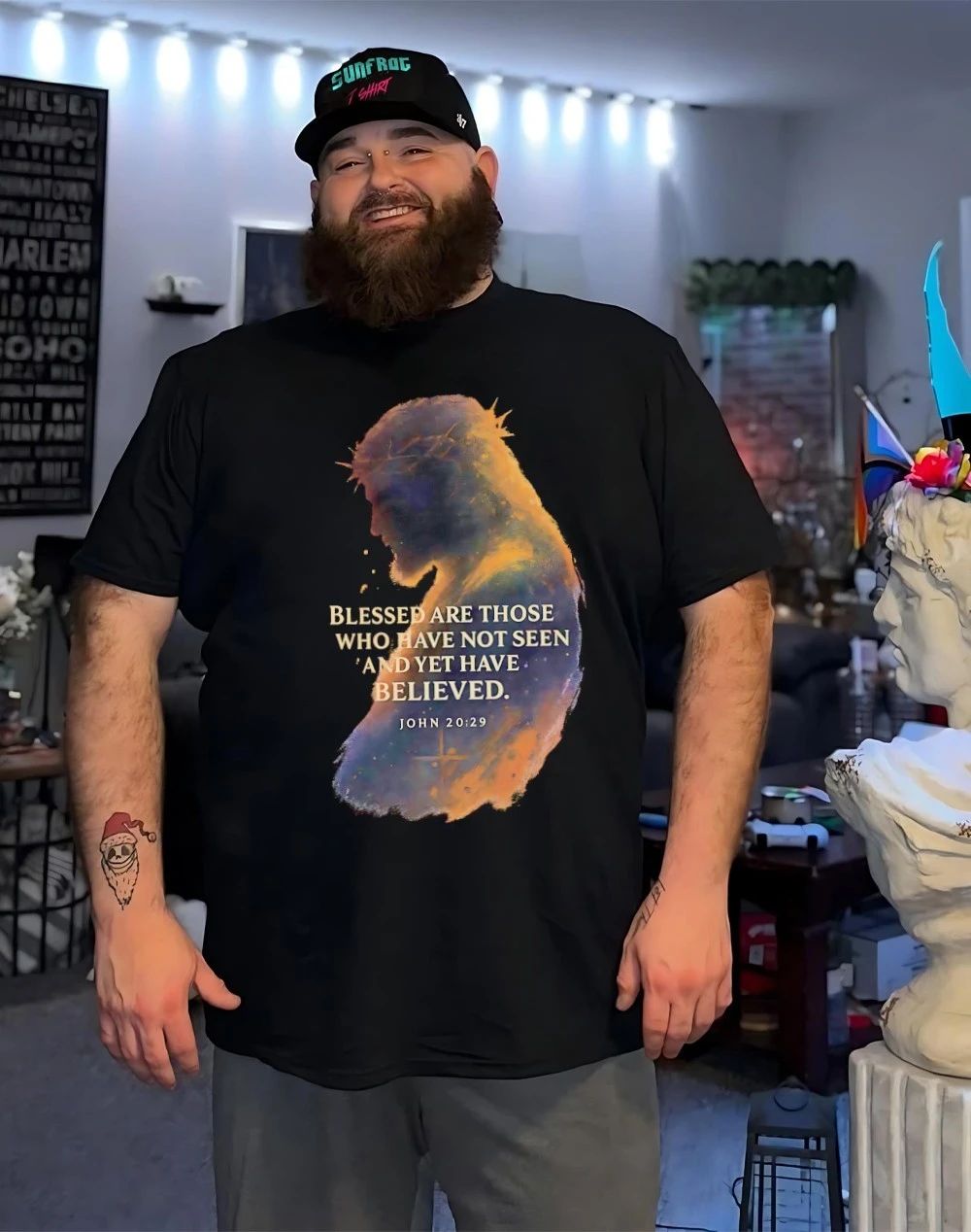 Blessed are those who have not seen and yet have believed John 20 29 shirt