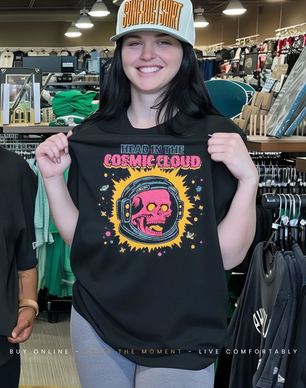 Head in the Cosmic Cloud shirt