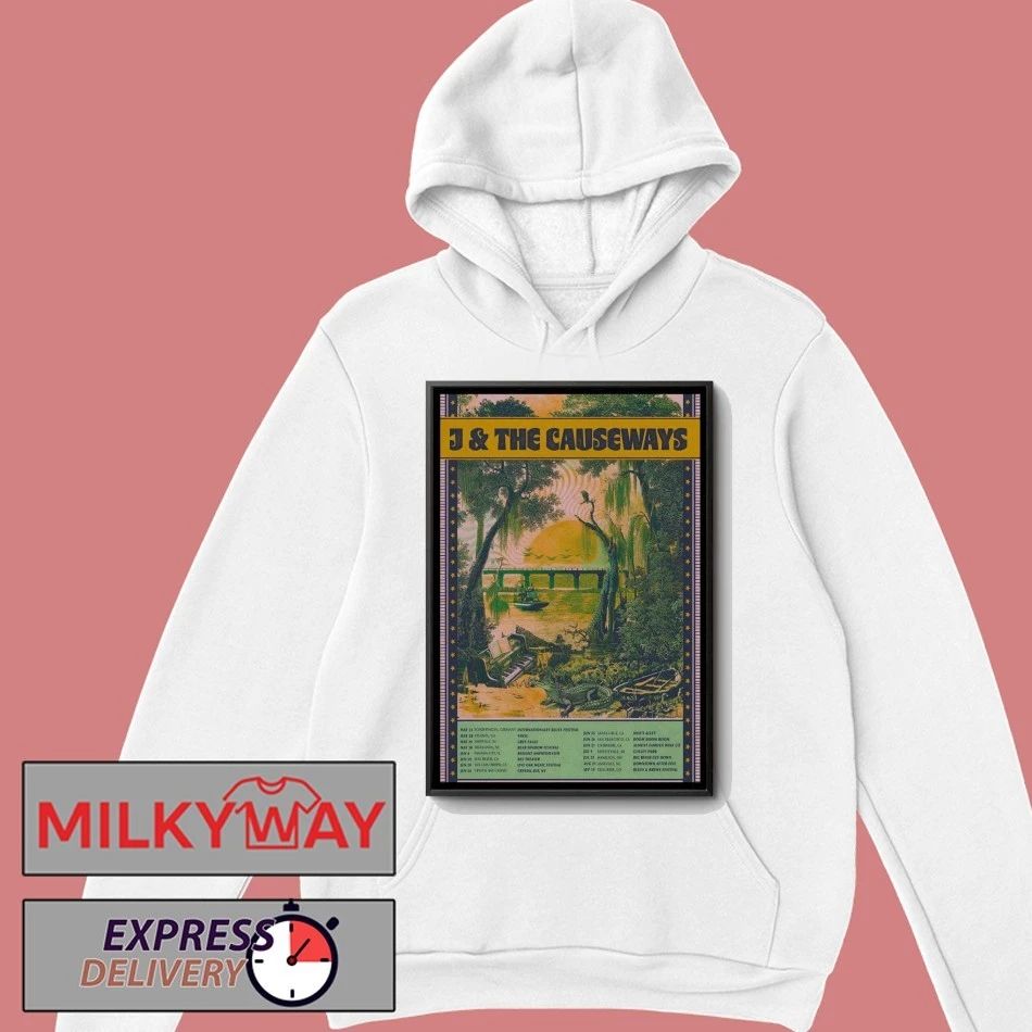J And The Causeways Tour 2026 Poster shirt