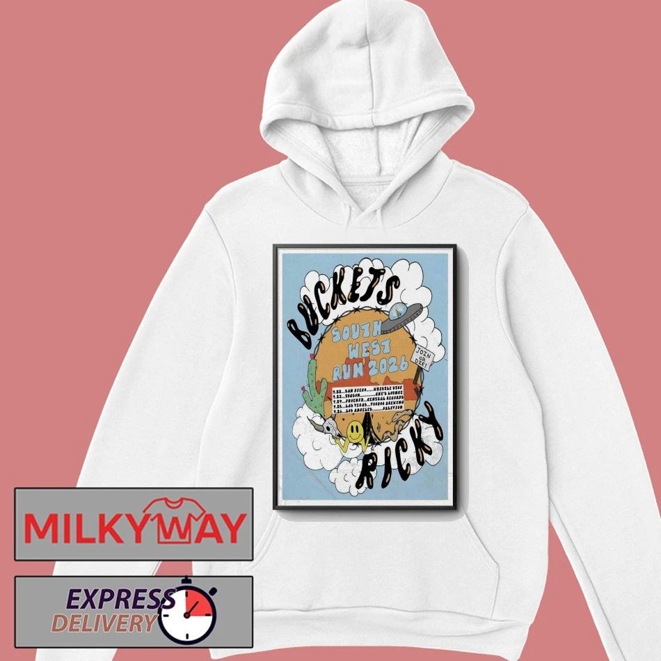 Buckets South West Run Tour 2026 Poster shirt
