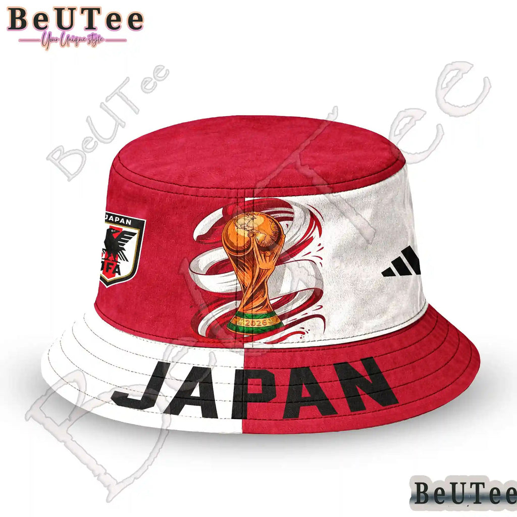 Japan Premium World Cup 2026 Golden Trophy Bucket Hat
