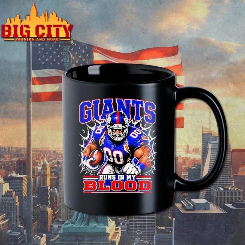 Giants Runs In My Blood Shirt