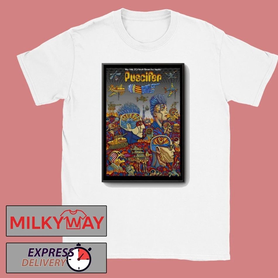 Puscifer At Greek Theatre LA On May 14 2026 Poster shirt