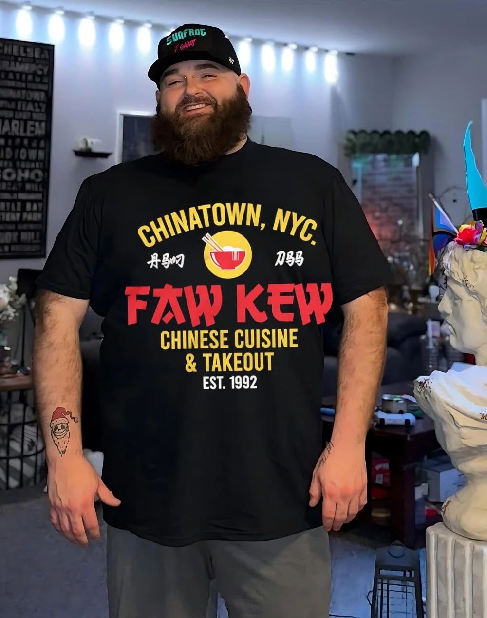 Faw Kew Chinese cuisine and takeout est 1992 shirt