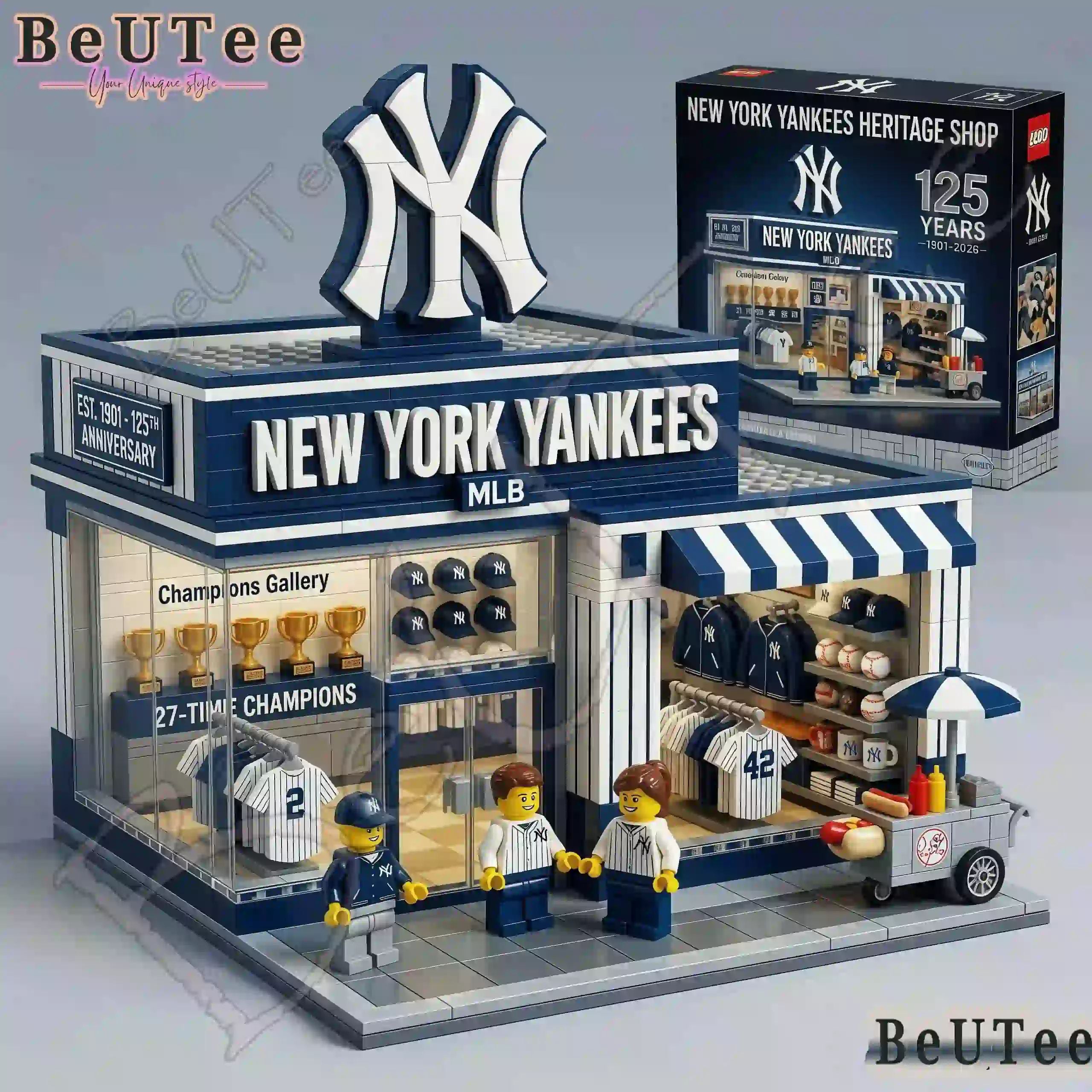 New York Yankees 125th Anniversary Heritage Shop Building Block Set