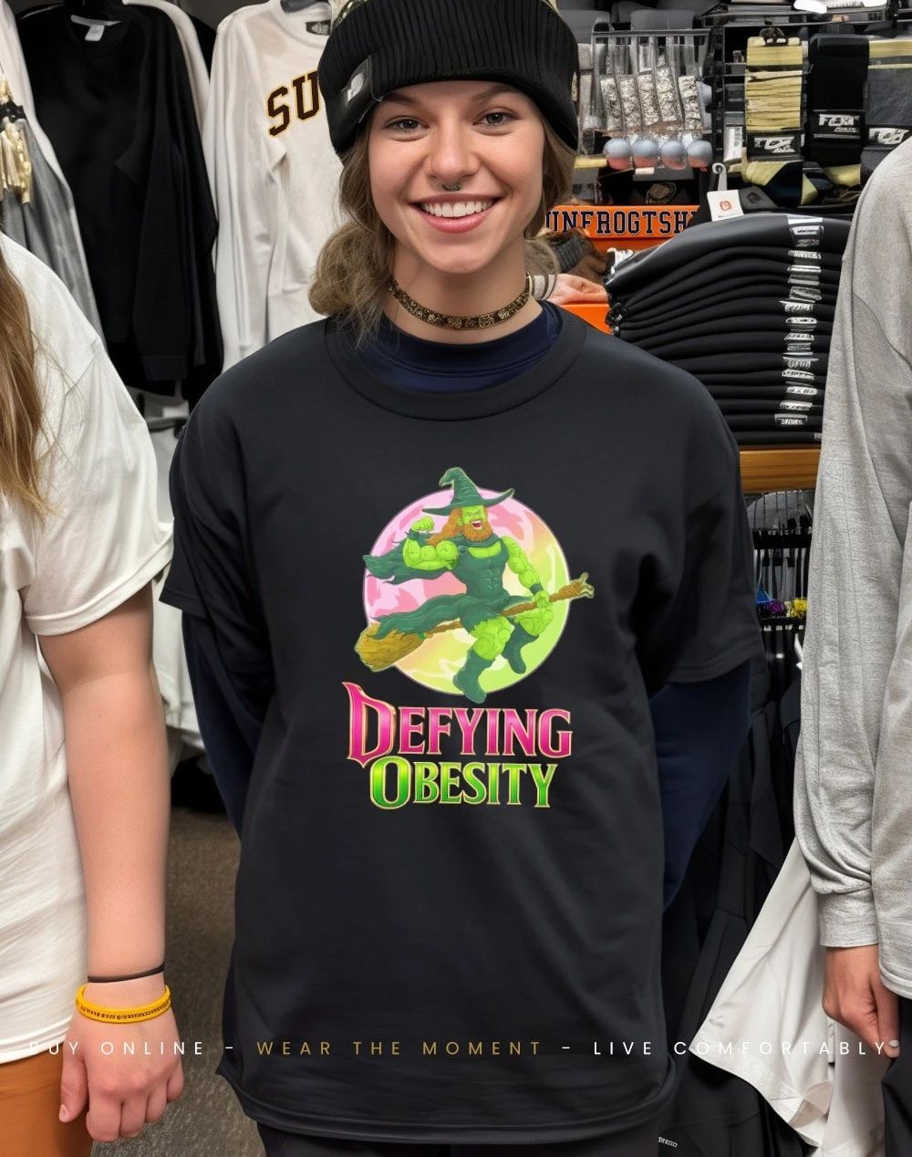 Defying Obesity Wicked Parody shirt