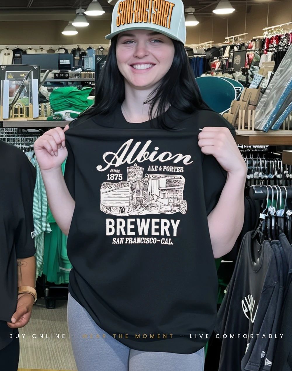 Albion Castle and Albion Ale and Porter Brewery est 1875 San Francisco shirt