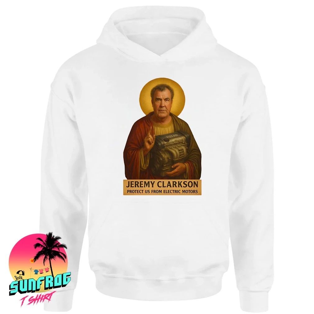 Jeremy Clarkson Jesus protect us from electric motors shirt