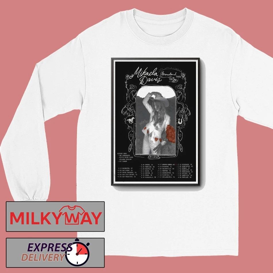 Mikaela Davis 2026 Graceland Way Tour Poster shirt