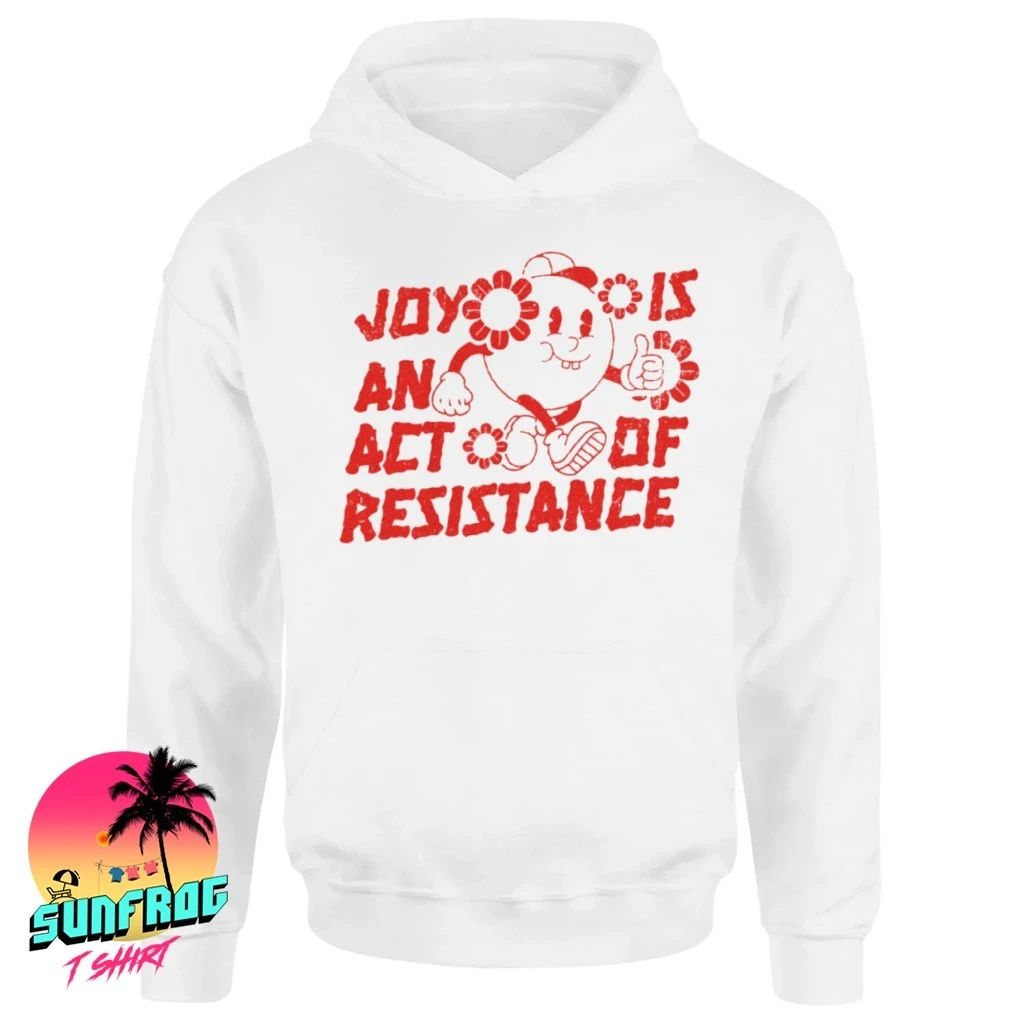 Joy is an act of resistance vintage cartoon shirt