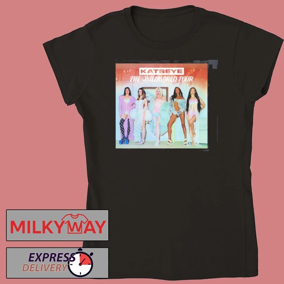 Katseye The Wildworld Tour 2026 Schedule Dates Two Sided T-Shirt