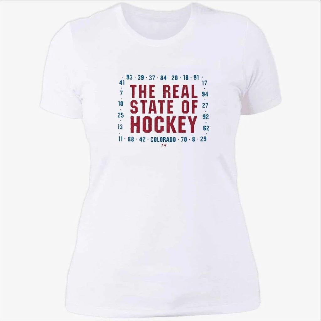 Colorado The Real State of Hockey Shirt