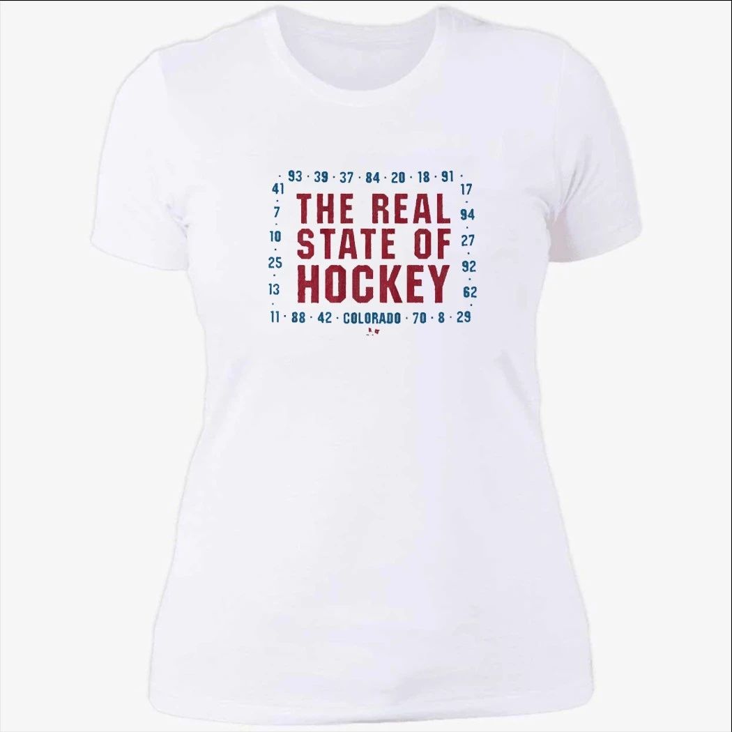 Colorado The Real State of Hockey Shirt