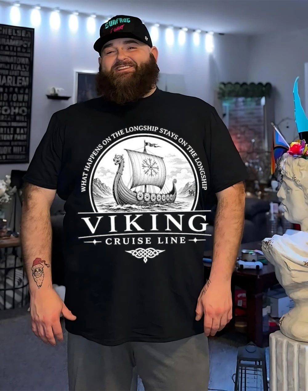 Viking Cruise Line what happens on the longship stays on the longship shirt