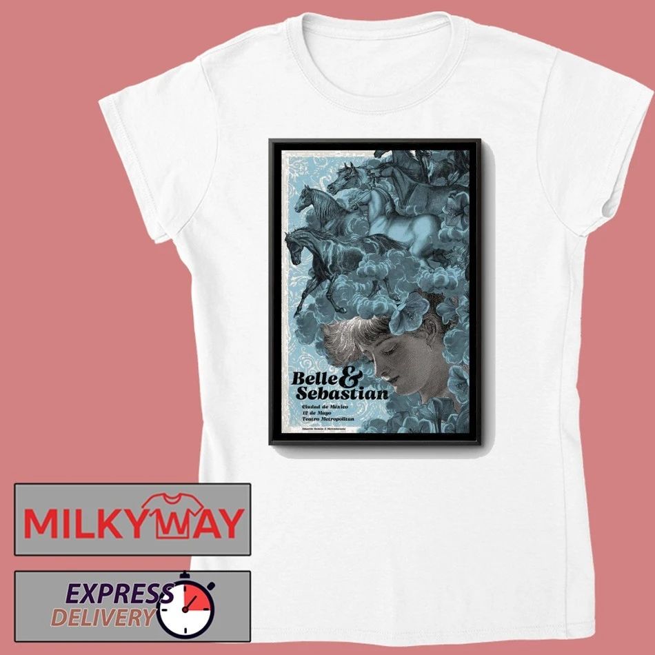 Belle and Sebastian at Teatro Metropólitan, Mexico May 12, 2026 Poster shirt