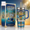 West Virginia Mountaineers 40oz Summer Tailgate Collector’s Edition Insulated Tumbler With Handle