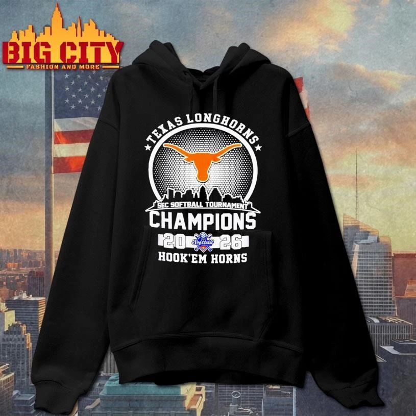 Texas Longhorns 2026 SEC Softball Tournament Champions City Skyline Shirt