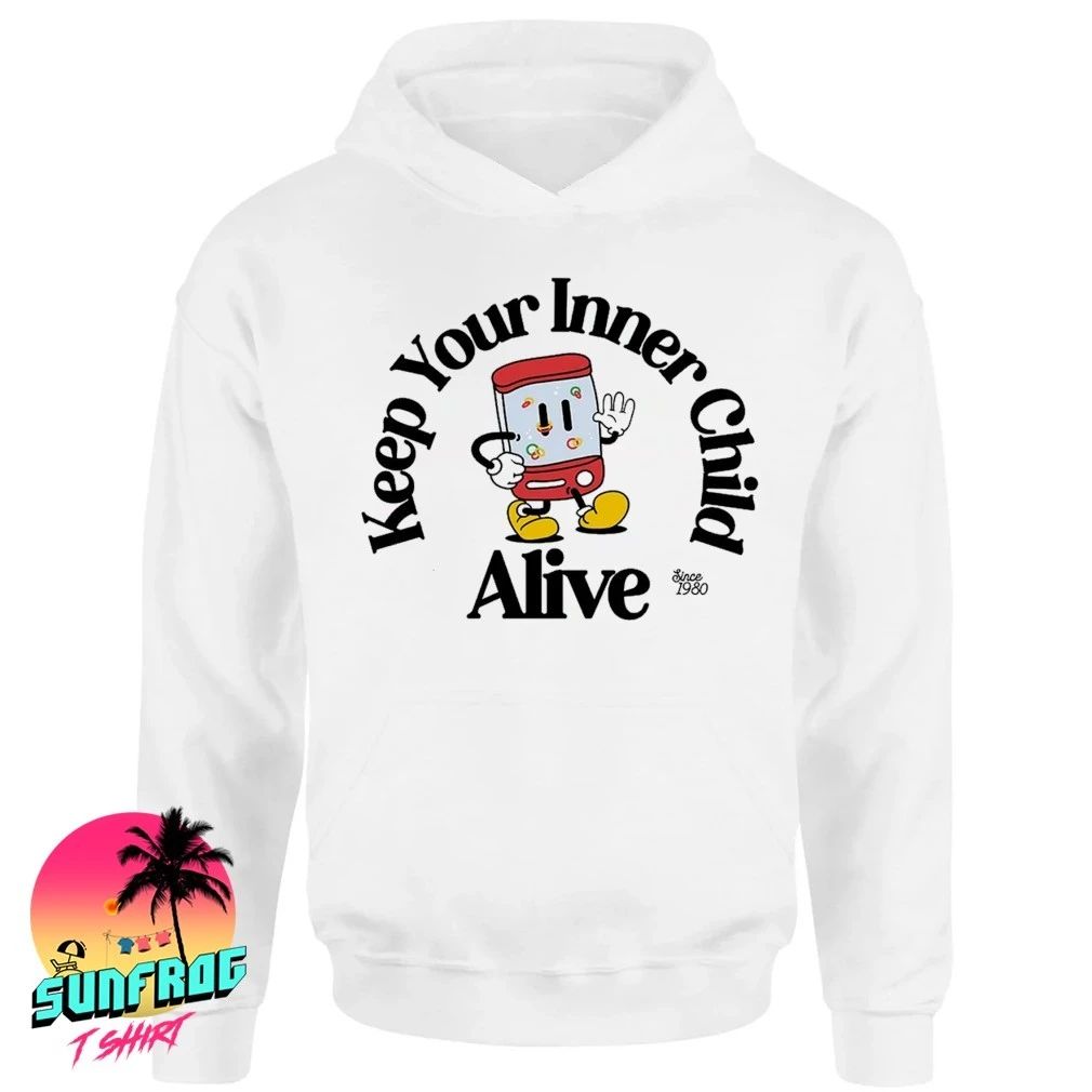 Keep your inner child alive since 1980 cartoon shirt