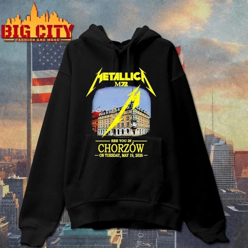 Metallica M72 Chorzow Exclusive Tee See You In Chorzow On Tuesday May 19 2026 Shirt