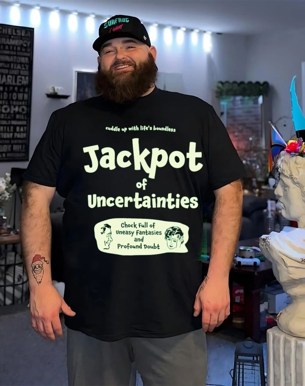 Cuddle Up With Life’s Boundless Jackpot of Uncertainties shirt