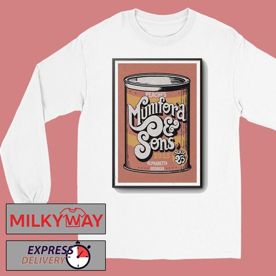 Mumford And Sons 7-26-2026 In Alpharetta GA Tour Poster shirt