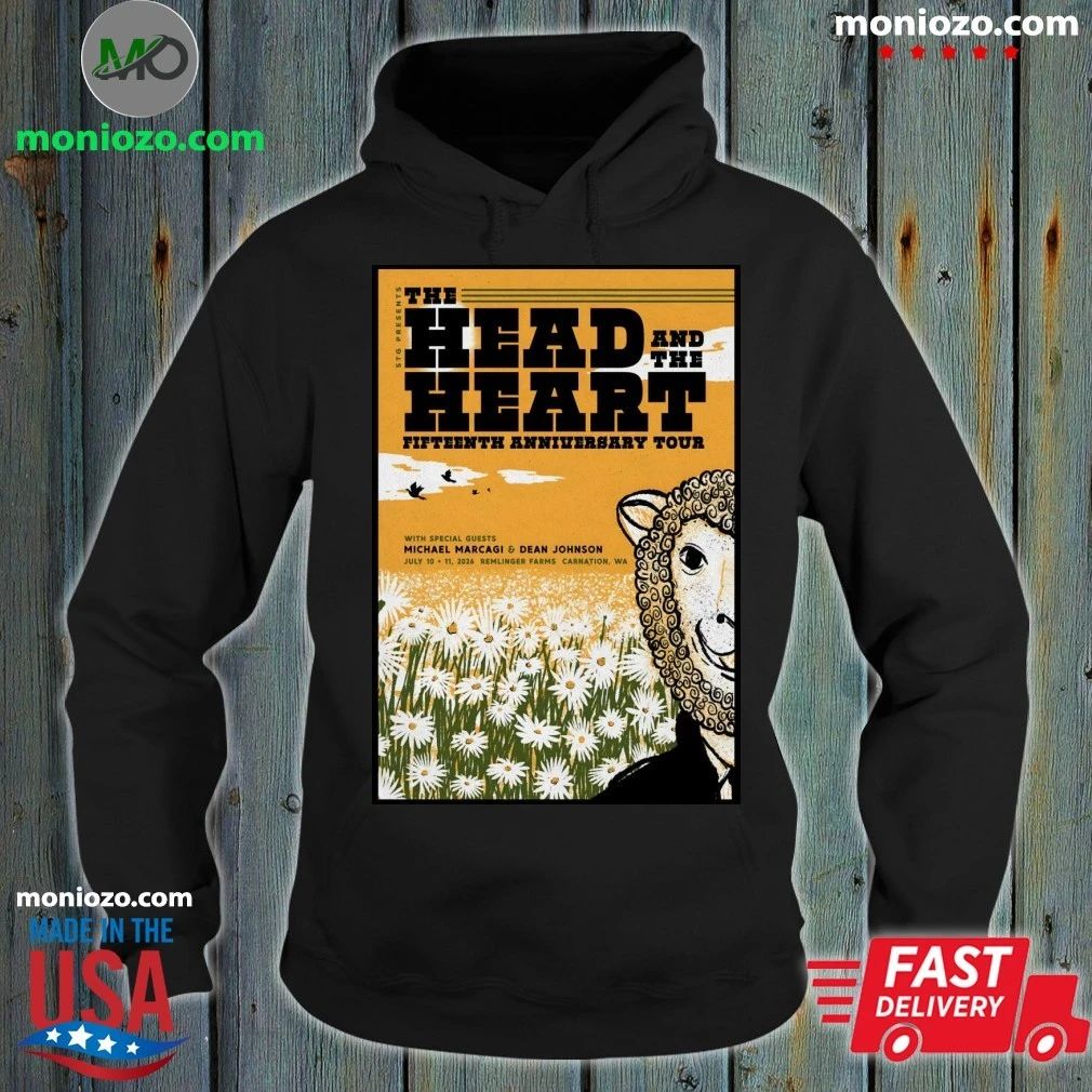 The Head And The Heart Remlinger Farms, Carnation WA Jul 10-11 2026 Poster Shirt
