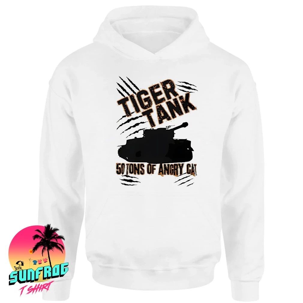 Tiger tank 50 tons of angry cat shirt
