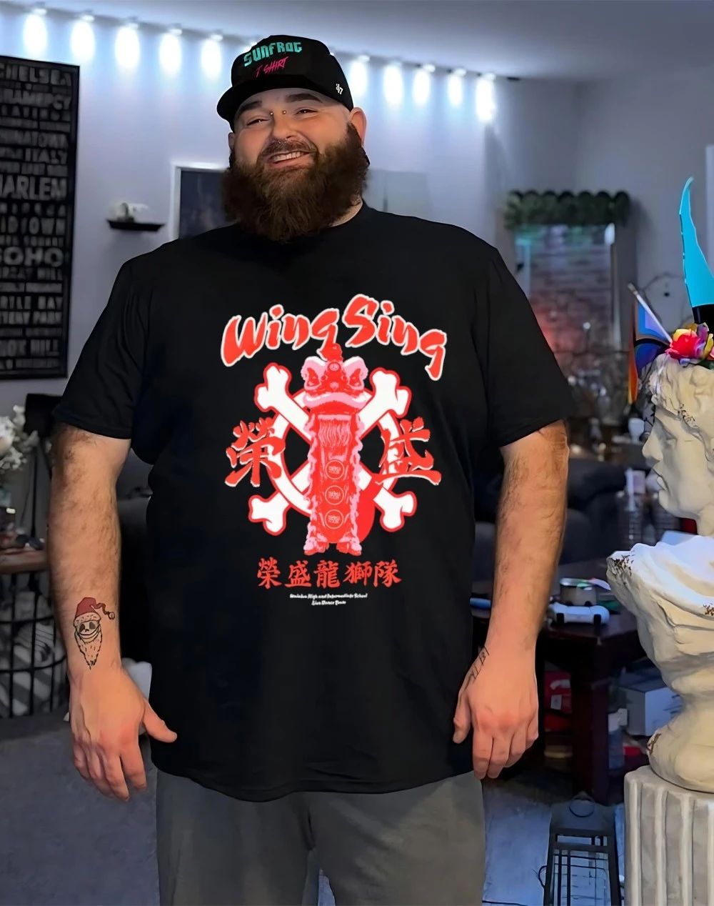 Wing Sing Lion Dance Team Waialua High Intermediate School shirt