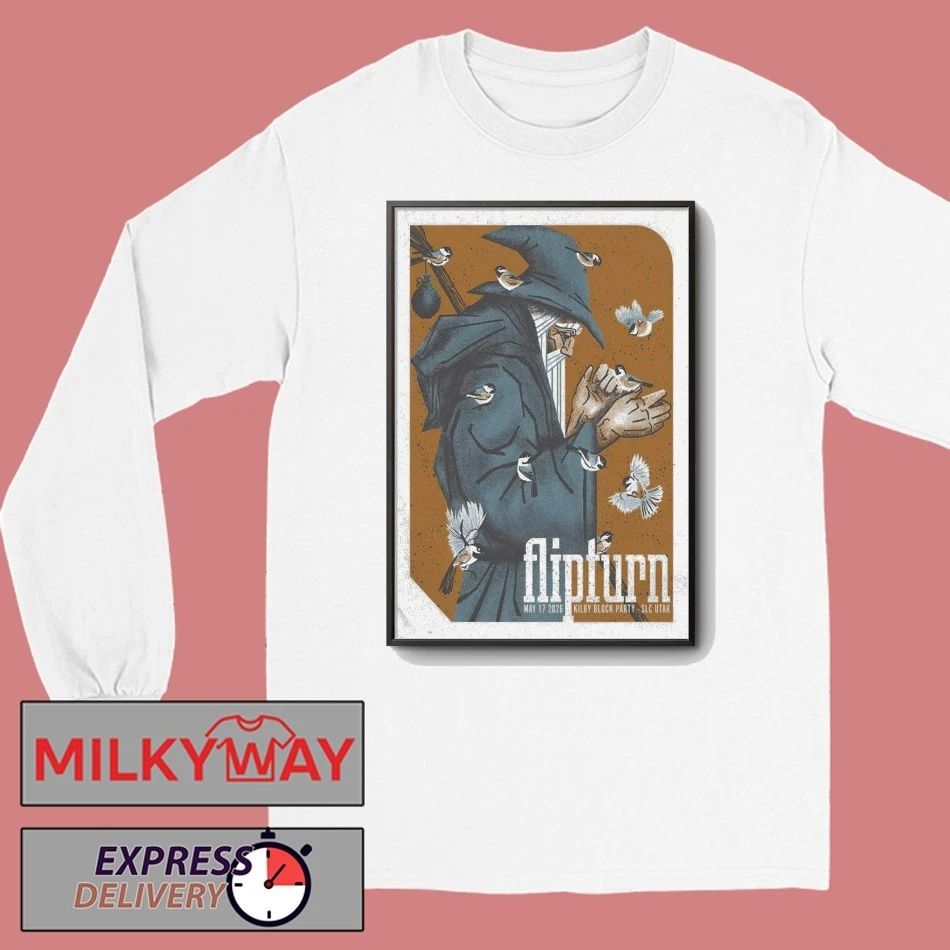 Flipturn May 17 2026, Salt Lake City UT Poster shirt