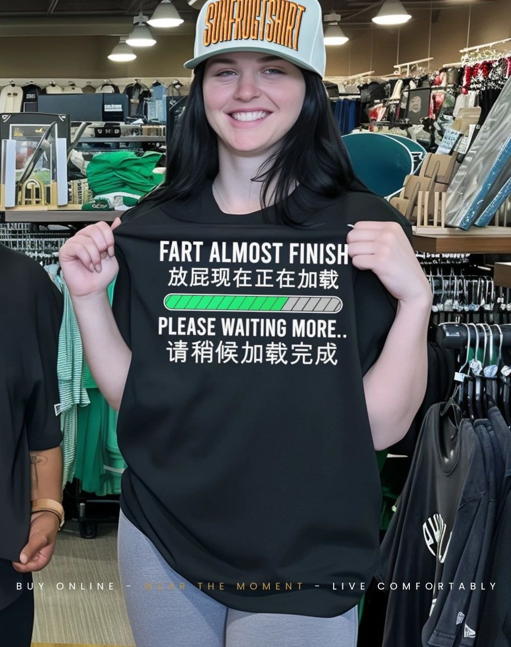 Loading fart almost finish please waiting more Chinese shirt