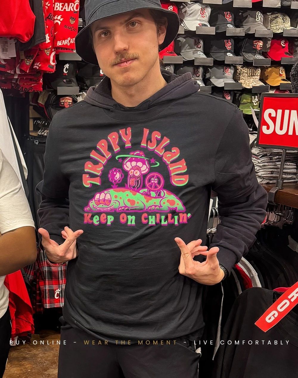 Trippy Island keep on chillin shirt