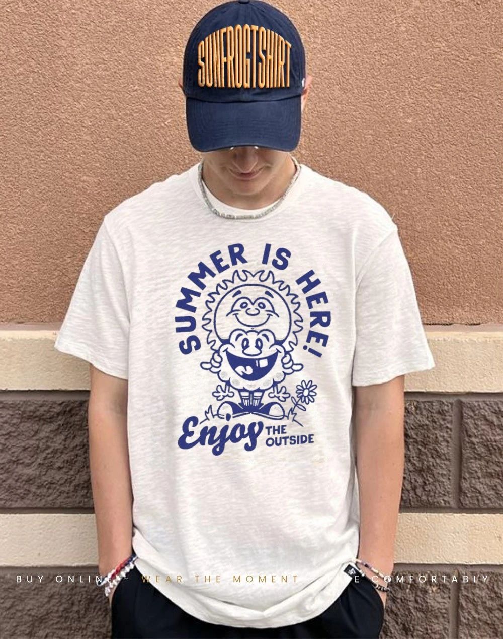 Sun embrace cloud summer is here enjoy the outside shirt