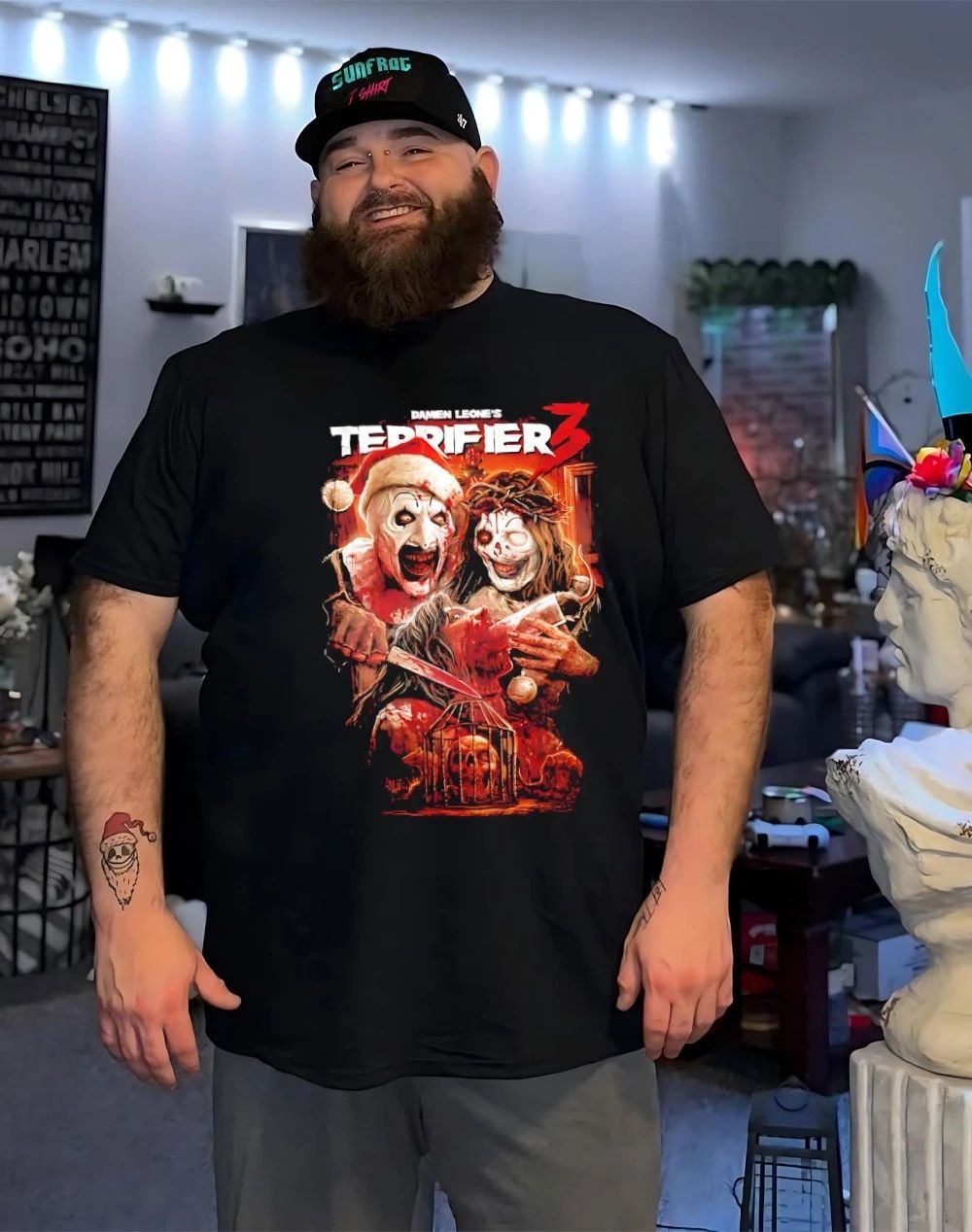 Damien Leone’s Terrifier 3 Art the Clown shirt