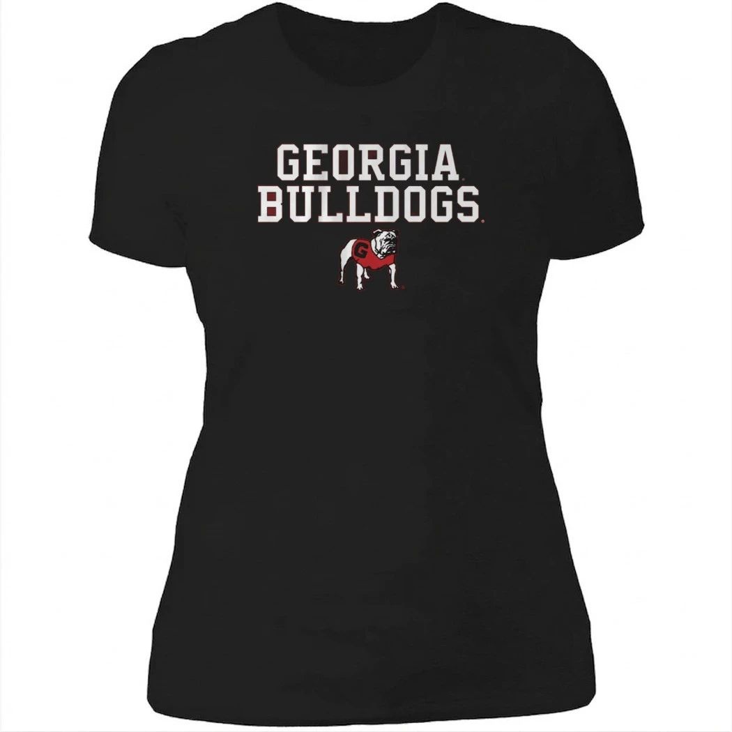 Georgia Bulldogs Text Logo Stack Shirt