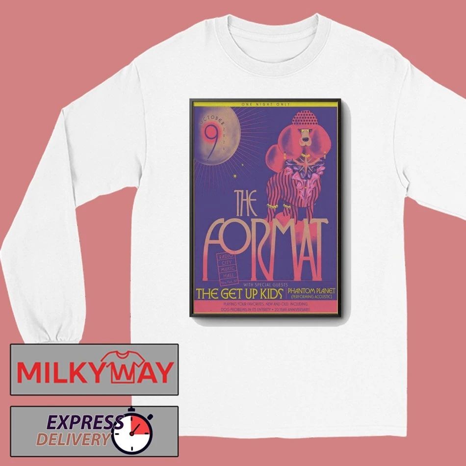 The Format NYC Event On Oct 9 2026 Poster shirt