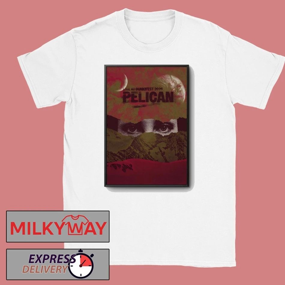 LIMITED May 14 2026 Pelican Dunk!festival Zottegem Belgium TOUR Poster shirt