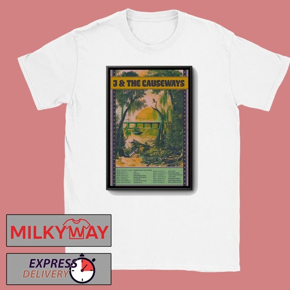 Poster J And The Causeways Tour 2026 shirt
