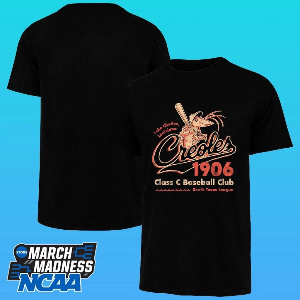Lake Charles Creoles Louisiana Class C Baseball Club South Texas League Est 1906 Shirt