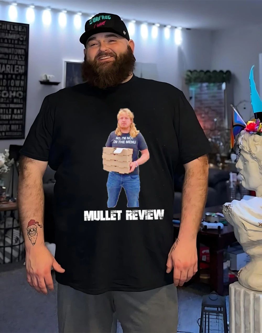 Mullet Review no I’m not on the menu shirt