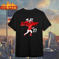 Sal Stewart 27 Cincinnati Reds Baseball Player Shirt