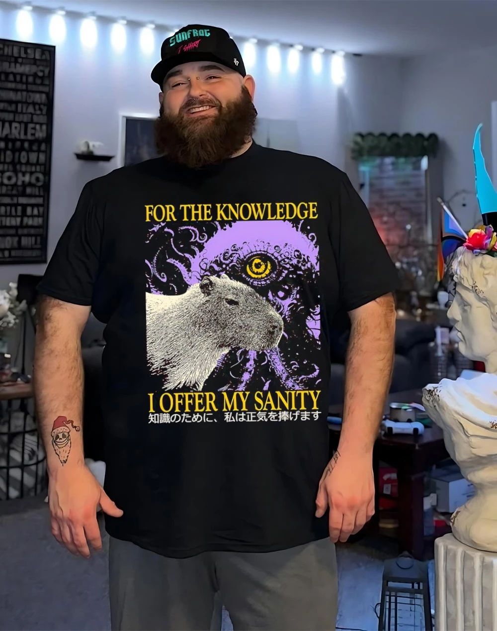 Capybara for the knowledge I offer my sanity shirt