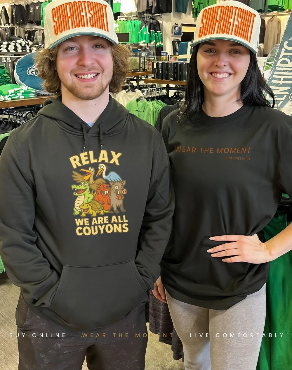 Animal relax we are all couyons shirt