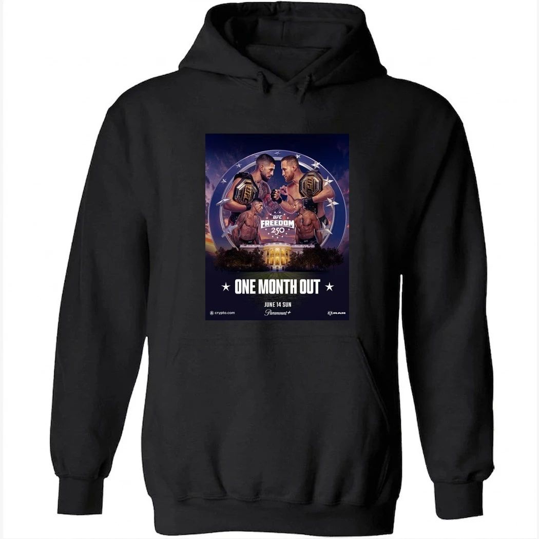 UFC Freedom 250 One Month Out On June 14 2026 UFC White House Poster Shirt