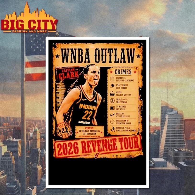 Caitlin Clark Outlaw 2026 Revenge Tour Shirt
