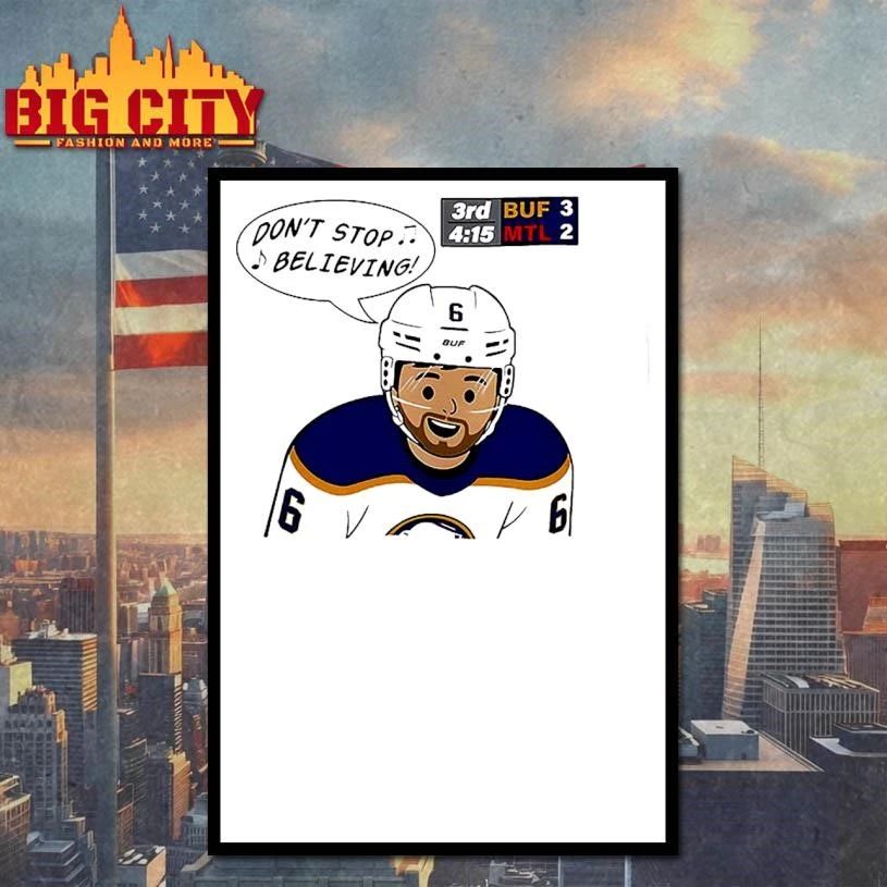 Zach Benson don’t stop believin Buffalo Sabres Hockey Graphic shirt