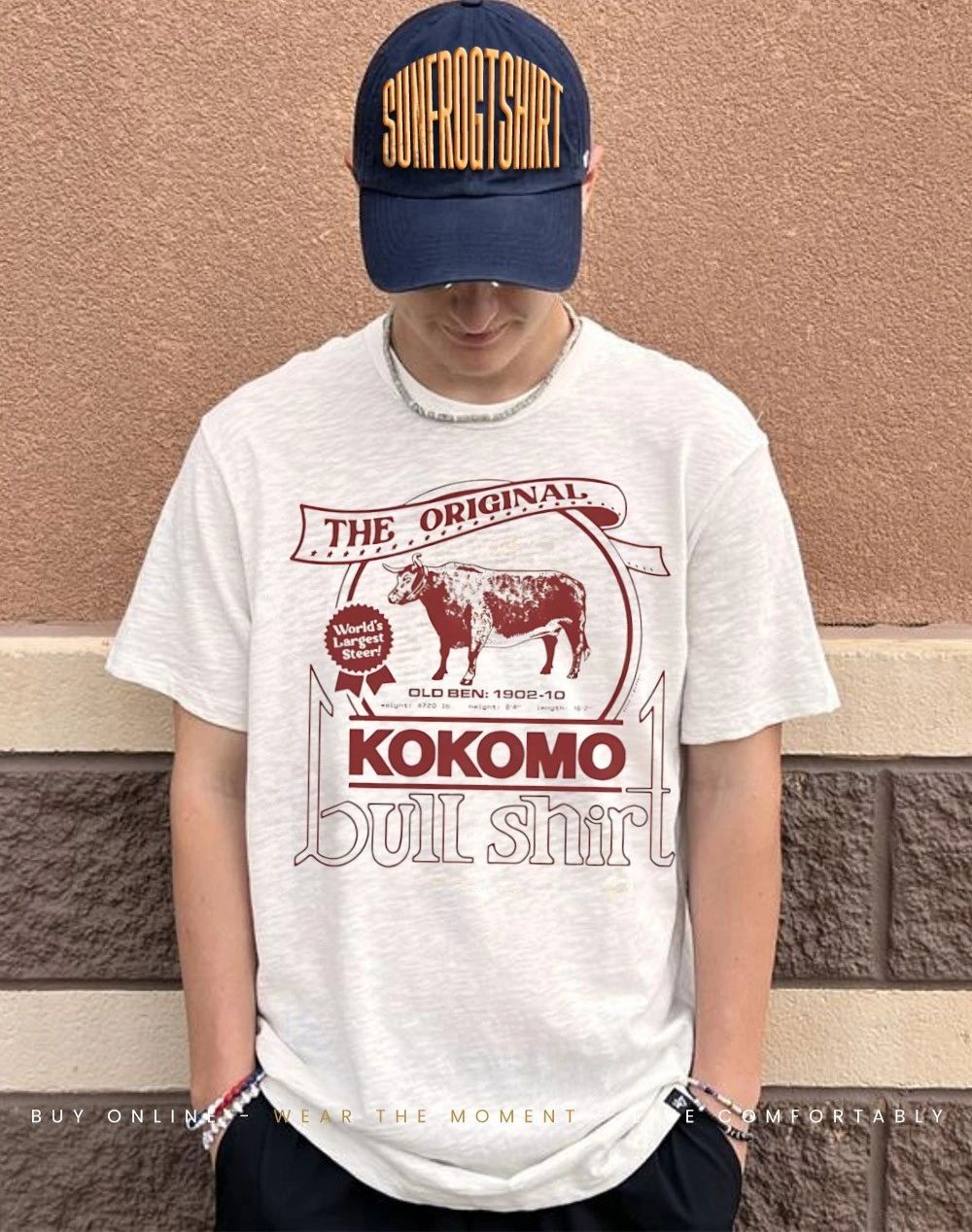 The original Kokomo Bull world’s largest steer shirt