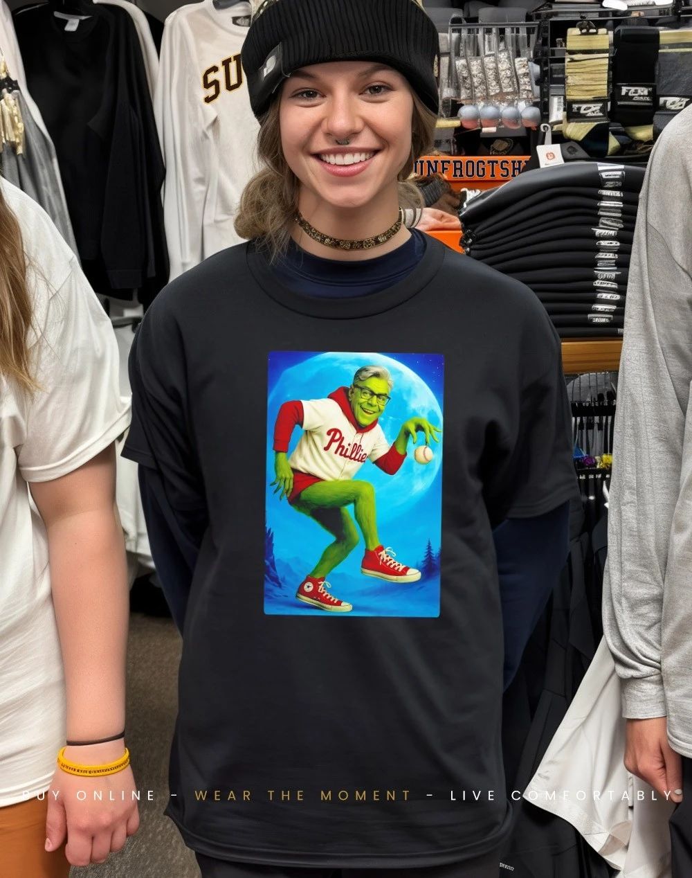 Phillies Karen Cheryl Wagner Grinch shirt